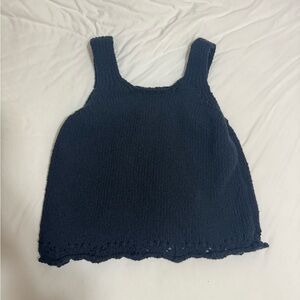 Art Class Charcoal Knit Top